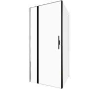 Душевой уголок Allen Brau Priority 90x90 3.31027.BBA + 3.31045.BBA черный браш