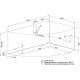 Акриловая ванна Aquanet Jamaica 160x100 R (с каркасом)
