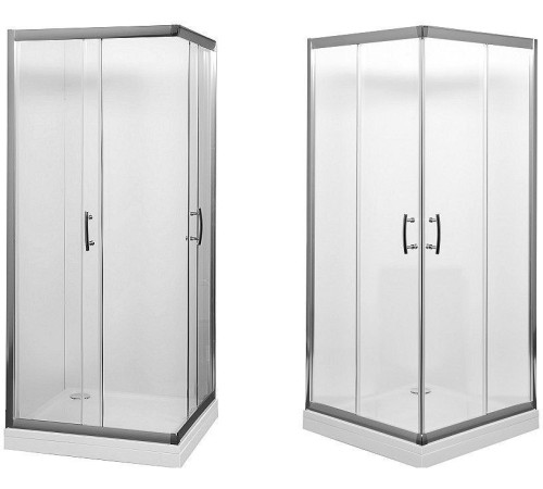Душевой уголок Aquanet Alfa Cube NAA1142 100x100, прозрачное стекло