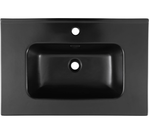 Раковина Aquanet Flat 70 черная матовая