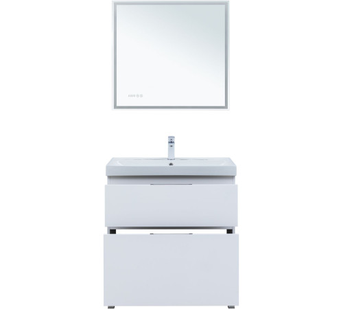 Тумба под раковину Aquanet Алвита New 80 напольная, белый матовый