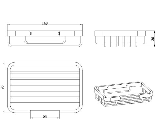 Мыльница Allen Brau Priority 6.31016-31 черный матовый