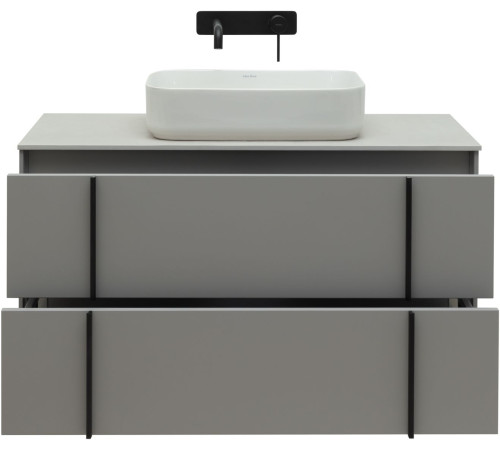 Тумба под раковину Allen Brau Reality 100 1.32007.PGM платина матовый