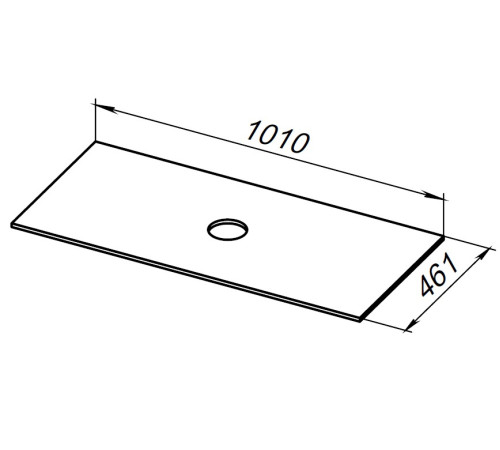 Столешница Allen Brau Reality 100 1.32025.DG-S пепел структ