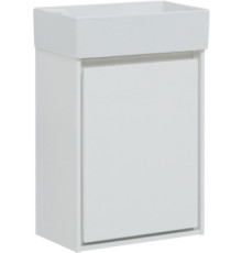 Тумба под раковину Aquanet Милан 45 белый глянец