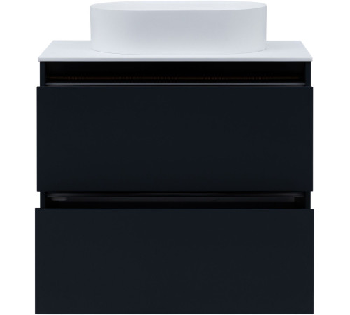 Тумба под раковину Allen Brau Activity 80 1.34004.AM антрацит матовый/черный браш