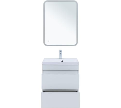 Тумба под раковину Aquanet Нота New 60 белый глянец