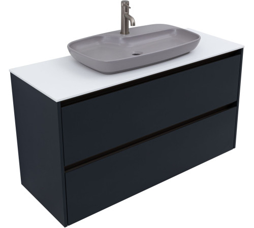 Тумба под раковину Allen Brau Activity 120 1.34015.AM антрацит матовый/олива браш