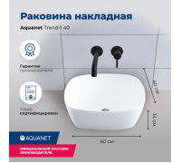 Раковина накладная Aquanet Trend-1 40