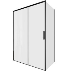 Душевой уголок Aquanet Pleasure Evo 140x80 AE65-140x80-BT профиль черный, прозрачное стекло