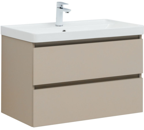 Тумба под раковину Aquanet Вега 2.0 80 бежевый
