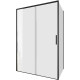 Душевой уголок Aquanet Pleasure Evo 130x100 AE65-130x100-BT профиль черный, прозрачное стекло
