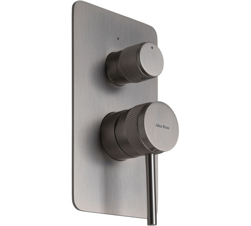 Смеситель для душа Allen Brau Priority X2 5.31011-BN (с внутренней частью, 2 выхода) никель браш