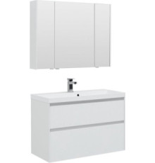 Мебель для ванной Aquanet Гласс 100 белый