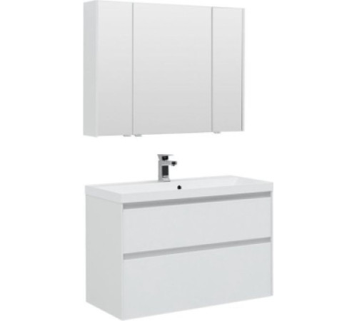 Мебель для ванной Aquanet Гласс 100 белый