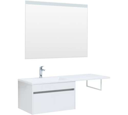 Тумба под раковину Aquanet Токио 68 белый (подвесная, 1 ящик)