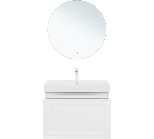Тумба под раковину Aquanet Агата 75 белый сатин