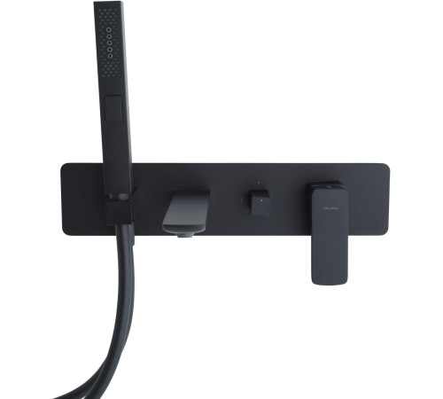 Смеситель для ванны с душем Allen Brau Infinity 5.21007-31 (с внутренней частью) черный матовый