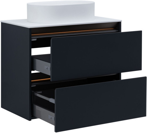 Тумба под раковину Allen Brau Activity 80 1.34012.AM антрацит матовый/олива браш