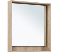 Зеркало Aquanet Милан 80 дуб светлый