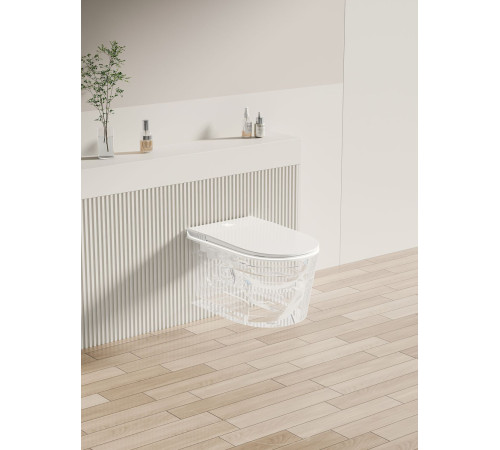 Унитаз подвесной Allen Brau Smart 4.I1001.20 белый, с функцией биде