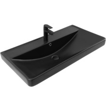 Раковина Aquanet Ирис 90 черная матовая