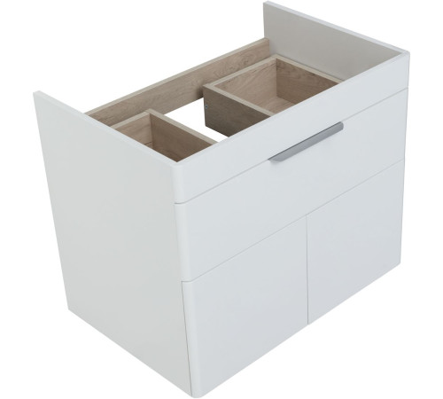 Тумба под раковину Aquanet Ирис New 70 белый глянец (1 ящик, 2 дверцы)