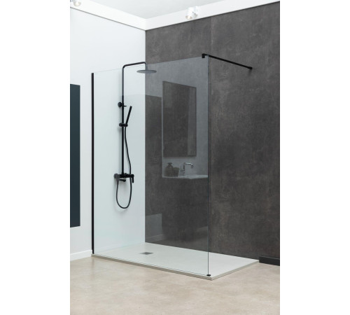 Душевая перегородка Allen Brau Infinity 1 140 3.21027.BBA черный браш