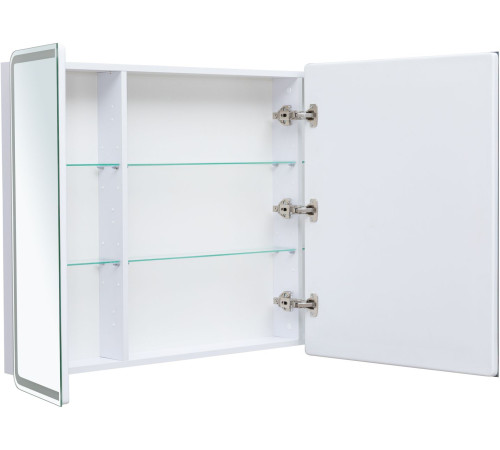 Зеркальный шкаф Aquanet Оптима 120 с LED подсветкой