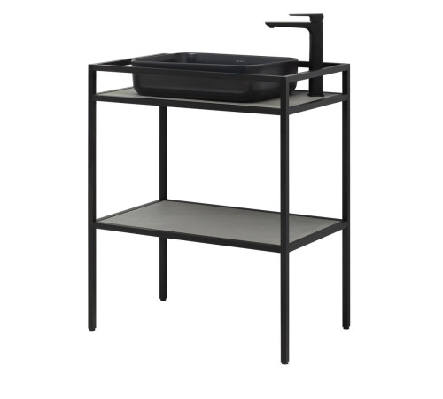 Консоль под раковину Allen Brau Liberty 75 1.33002.BB черный браш