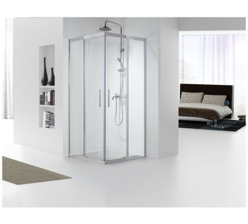 Душевой уголок Aquanet Delta Cube NPE1142 100x100, прозрачное стекло