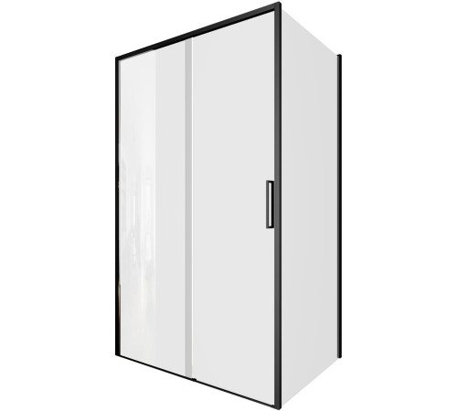 Душевой уголок Aquanet Pleasure Evo 120x80 AE65-120x80-BT профиль черный, прозрачное стекло