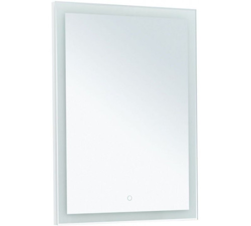 Зеркало Aquanet Гласс 60 белый LED