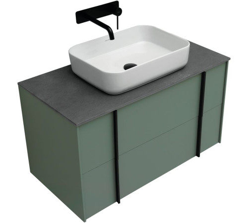 Тумба под раковину Allen Brau Reality 90 1.32006.CGM олива матовый