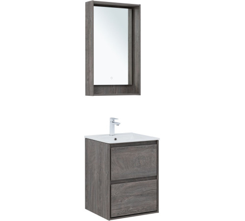 Тумба под раковину Aquanet Милан 50 дуб рошелье