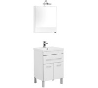 Комплект мебели для ванной Aquanet Верона 60 белый (напольный 1 ящик 2 дверцы)