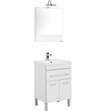 Комплект мебели для ванной Aquanet Верона 60 белый (напольный 1 ящик 2 дверцы)