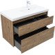 Тумба под раковину Aquanet Nova Lite 2.0 100 дуб рустикальный, правая