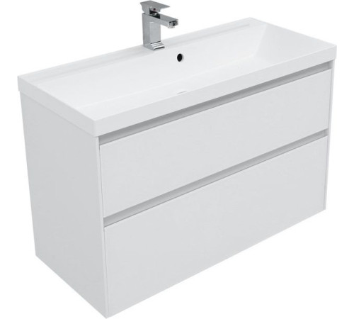 Мебель для ванной Aquanet Гласс 100 белый