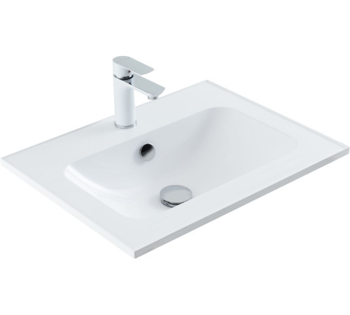 Тумба под раковину Aquanet Арт 60 белый матовый