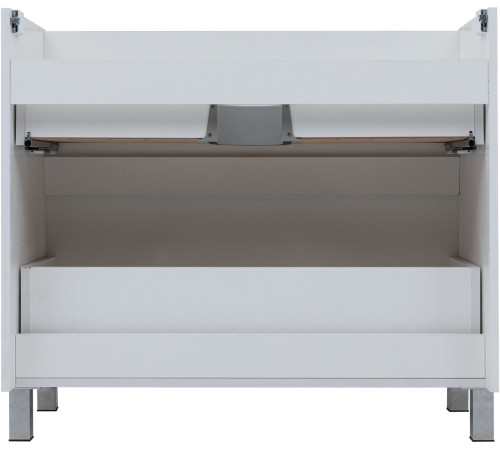 Тумба под раковину Aquanet Нота New 100 напольная, дуб веллингтон табак