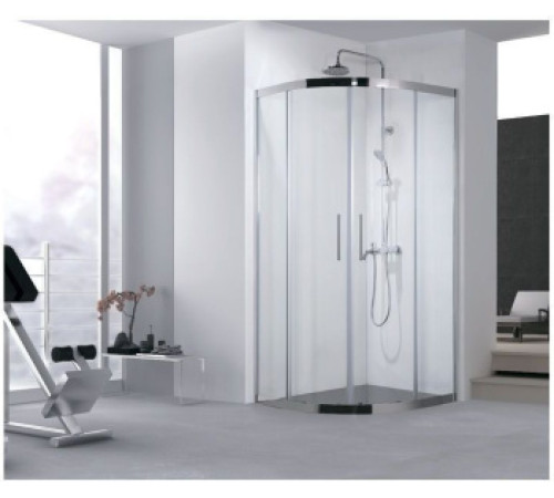 Душевой уголок Aquanet Delta NPE2142 100x100, R550, прозрачное стекло