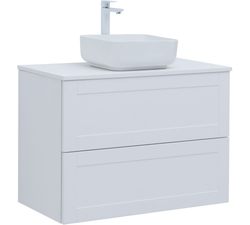 Тумба под раковину Aquanet Терра 90 белый матовый