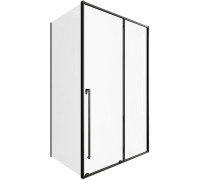 Душевой уголок Allen Brau Fantasy 130x90 3.11007.31 + 3.11013.31 черный матовый
