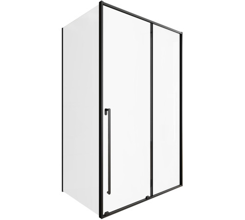 Душевой уголок Allen Brau Fantasy 130x90 3.11007.31 + 3.11013.31 черный матовый