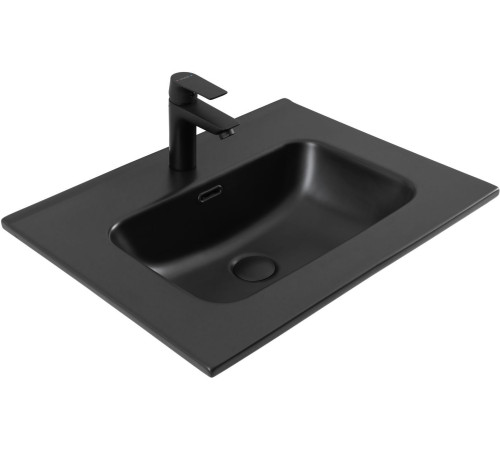 Раковина Aquanet Flat 60 черная матовая