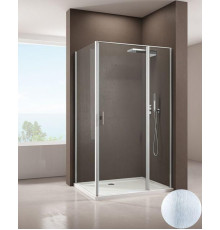 Душевой уголок Allen Brau Priority 100x80 3.31005.BA + 3.31014.BA серебро браш