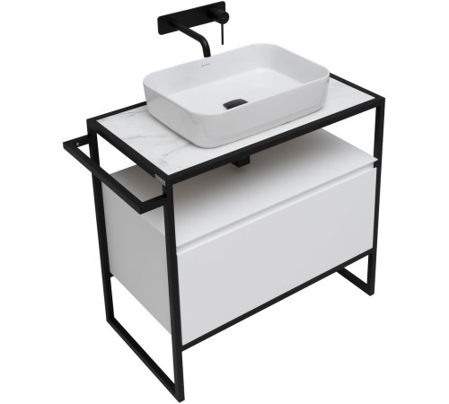 Тумба под раковину Allen Brau Priority 80 1.31002.WM белый матовый