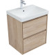 Тумба под раковину Aquanet Милан 60 дуб светлый