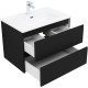 Тумба под раковину Aquanet Вега 2.0 70 черный
